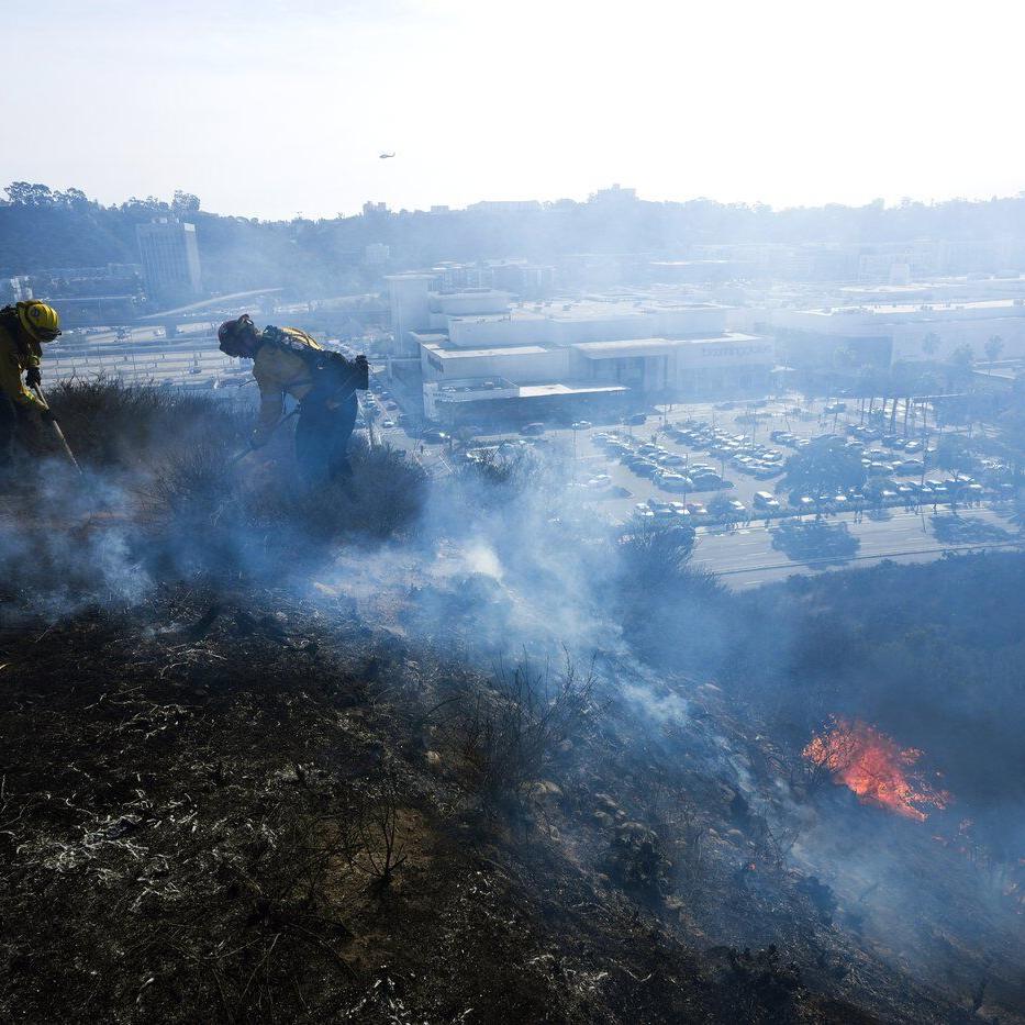 Over 50,000 under evacuation orders or warnings as wildfire imperils homes north of Los Angeles
